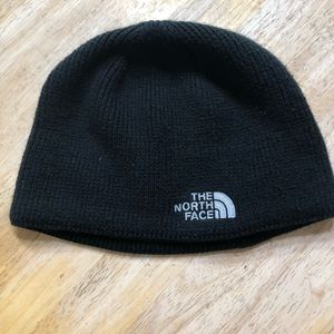 The North Face black beanie